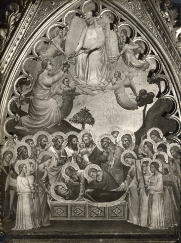 Foto Reali — Tommaso del Mazza; Nelli Pietro - sec. XIV - Transito e assunzione della Madonna — particolare